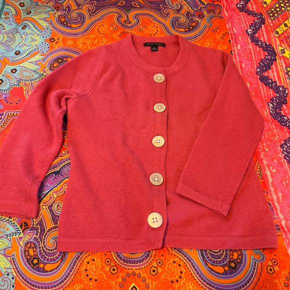 Banana Republic Sweaters - Banana Republic Raspberry Cardigan